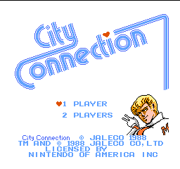 City Connection (USA) Title Screen